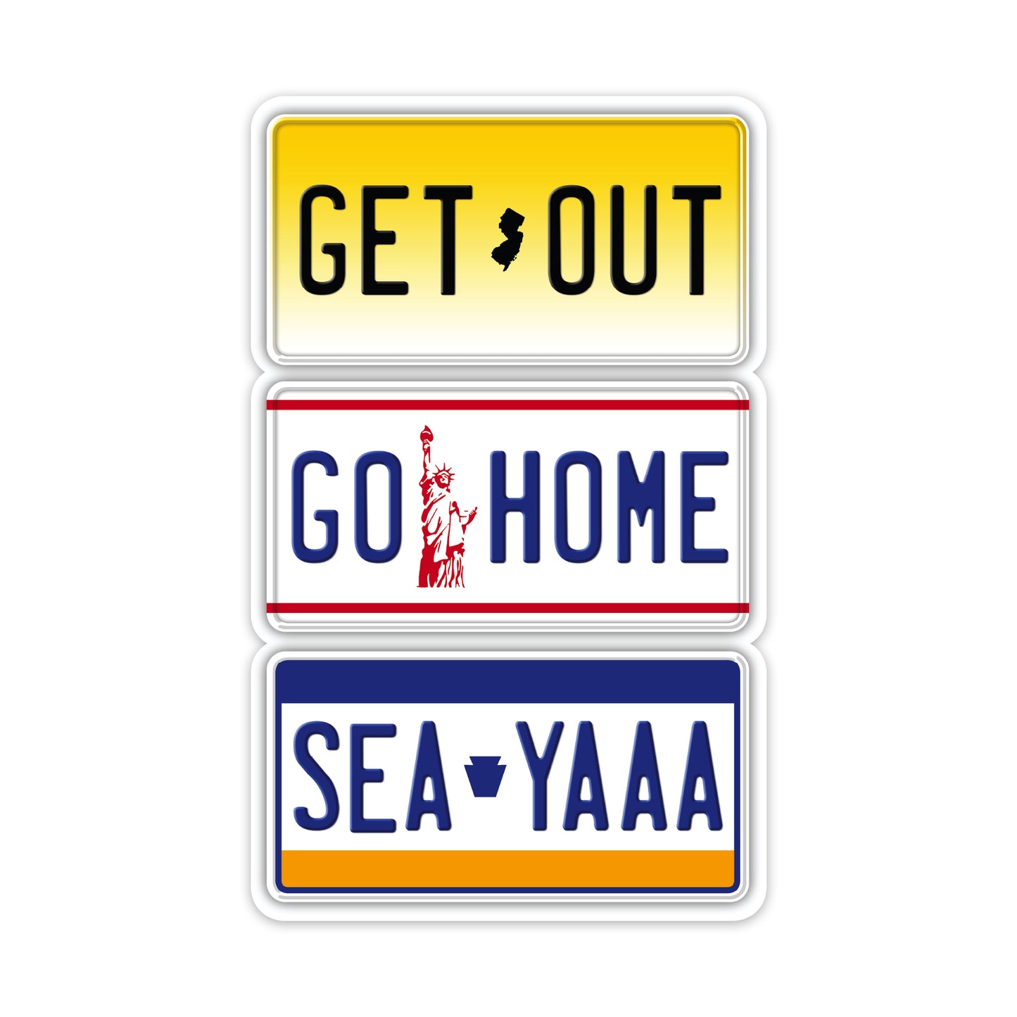 GET OUT. GO HOME. SEA YAAA.